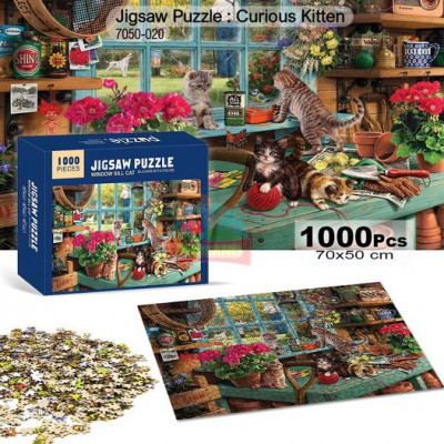 Jigsaw Puzzle : Curious Kitten-7050-020